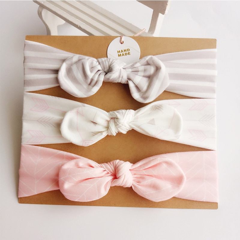 Baby Hair Bows Headband 3PC Set